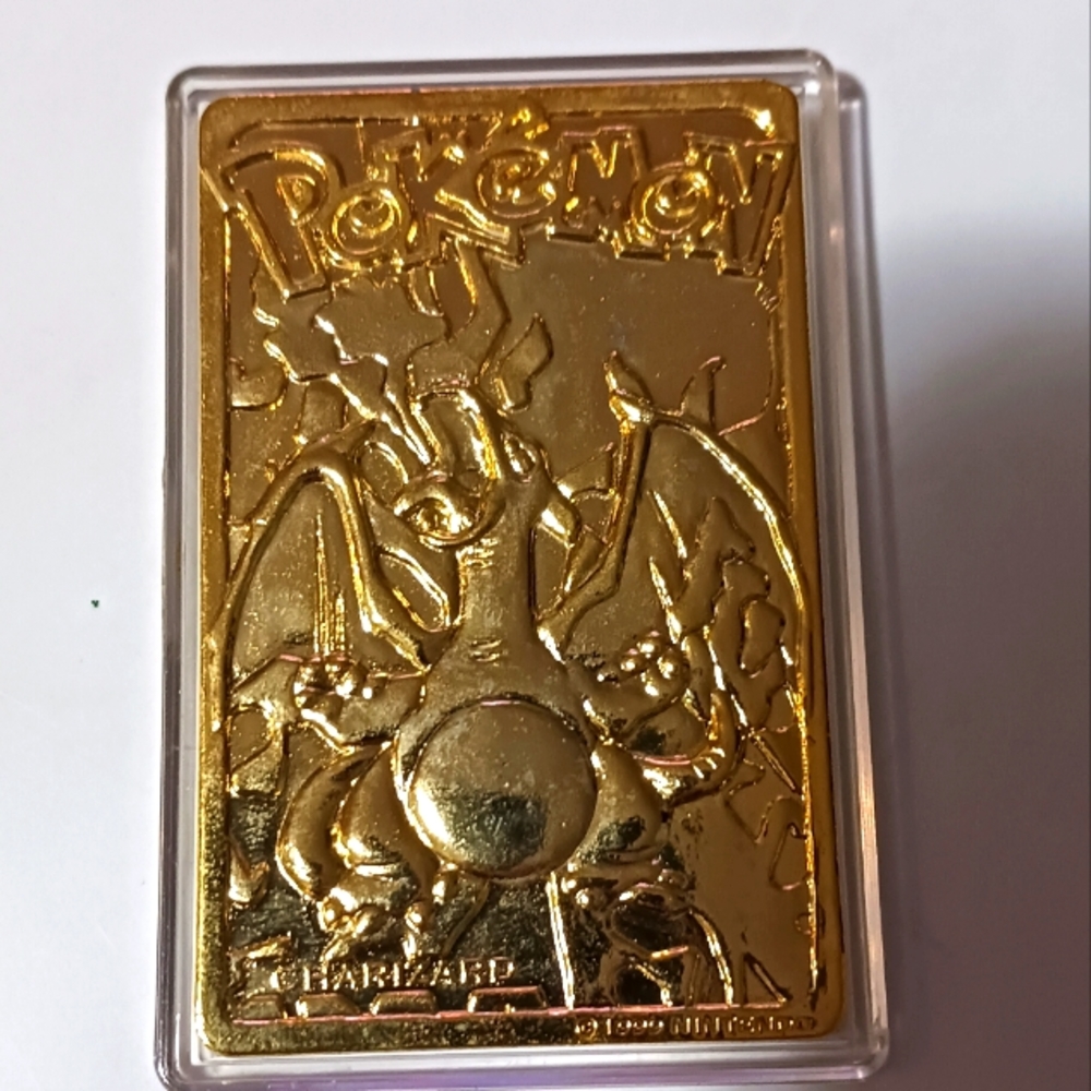 Pokemon gold plated